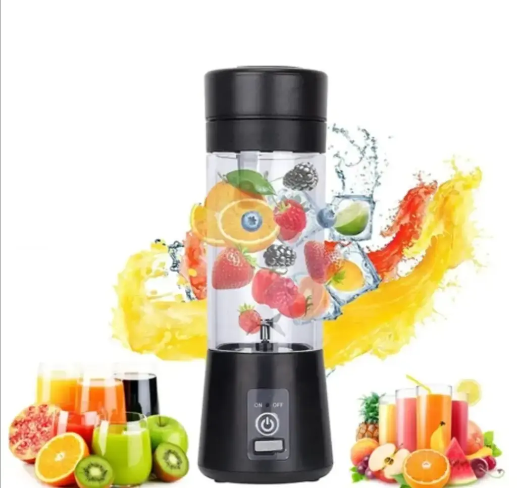 SNILRA Portable Blender, USB Rechargeable Mini Juicer Blender, Electric Juicer Bottle Blender Grinder Mixer, Personal Size Blender for Juices, Shakes and Smoothies, Fruit Juicer Machine(multi colour).